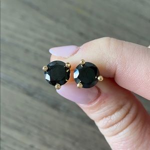 Black Stud Earrings 🖤